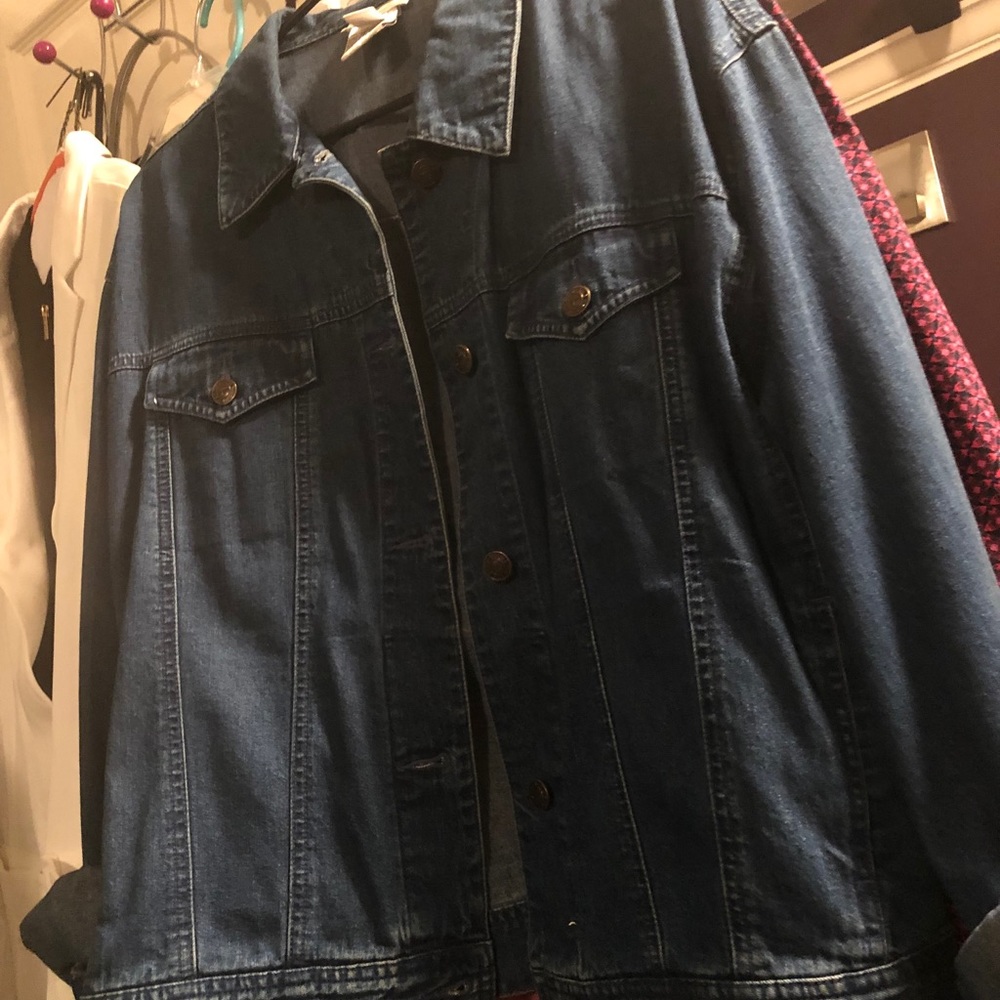 🌸 Hand created a unique print jacket, perfect! - Picture 5 of 7
